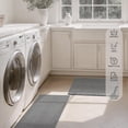 thumbnail image 3 of 3x5 ft Area Rug - Machine Washable Non-Slip Boho Rug for Living Room, Woven Rug for Bedroom, Dining Room, Home Office - Soft, Lightweight, Stain-Resistant, Soundproof - Grey, 3 of 9