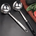 thumbnail image 4 of mmirethe Kitchen Oil Filter Spoon Stainless Steel Skimmer Spoon Cooking Oil Filter Scoop for Hot Pot, 4 of 6