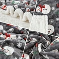 thumbnail image 7 of WEGFTDUOP Christmas Blanket Bow Throws Sofa Breathable Fuzzy Blanket Machines Washable Holiday Blankets Bow Warm Throw Blankets Winter Blankets Blankets And Throws, Bed Blankets, 7 of 7