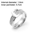 thumbnail image 2 of Anillo de banda estilo hebilla de cinturón de acero inoxidable de 6 mm MFZFUKR CPB-US-PSF1345-3, 2 of 5