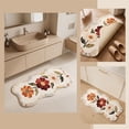 thumbnail image 5 of Darzheoy Vintage Runner Rug, Floral Scalloped Floor Mat, Decorative Indoor Accent Area Carpet, for Living Room Hallway Kitchen Bedroom, 5 of 6