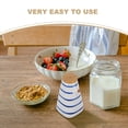 thumbnail image 6 of MERRYHAPY Ceramic Sauce and Oil Dispenser Set for Kitchen Use, Easy Pouring Bottles with Stylish Design for Cooking, 6 of 8