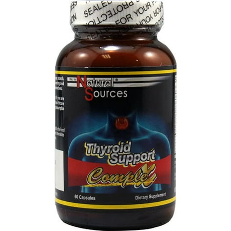 Natural Sources Thyroid Support Complex, 60 Ct (Best Thyroid Support Complex)