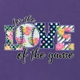 thumbnail image 2 of For the Love of the Game Sports Ladies Racerback Tank Top, Purple Rush, X-Large, 2 of 5