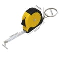 thumbnail image 3 of 1Meter Multipurpose Measure Tape with Keychain Soft Steel Ruler Metric Inch Tape, 3 of 9
