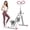 Pink + ABS+Rubber+Steel (Q235) + Climbing, variant on Stair Stepper with resistance Home-Upgrade Vertical Climber Workout Machine for Full-Body Exercise Climber Fitness Equipment with Stable Frame Adjustable Handlebar-Black Blue