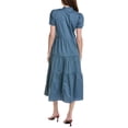 thumbnail image 2 of Sail to Sable womens  Button Front Midi Dress, l, Blue, 2 of 3