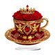 thumbnail image 3 of CaiYueKe Romantic Heart Teacup Acrylic Ornament Decorative Gift for Couples Valentine's Day Anniversary Wedding Home Decor Kitchen Desk Tabletop Decoration Love Present Souvenir Collectible, 3 of 9
