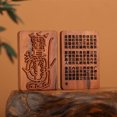 thumbnail image 3 of Lightning-struck jujube wood crape myrtle amulet, a Taoist ritual implement pendant, a "no-worry" pendant, a personal ornament, a clasp, a Taoist scripture, a treasure, a wooden craft., 3 of 4
