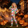 thumbnail image 2 of Leey-World Fall Pajamas Kids Baby Long Sleeve Pajama Sets, Toddler Boy Girl 2-Piece Sleepwear, 2 of 9