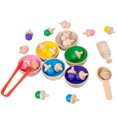 thumbnail image 4 of 1 Set Colored Gyroscopes Matching Toys Sorting Cups Kids Color Cognitive Toys, 4 of 8