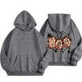 thumbnail image 4 of Mercatoo Kids Girls Halloween 𝐅𝐥eece Hoodies Cute Pumpkin Graphic Pullover Hoodie Sweatshirts Thick Warm Long Sleeve Tops Clothes, 4 of 4