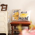 thumbnail image 2 of Summer Pillow Cover 18X18 Inch Hello Sunshine Decorative Throw Pillow Case Summer Cushion Case for Sofa Couch GS092-18, 2 of 6