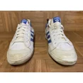 thumbnail image 4 of Vintage?? Adi - das Halfshells Made in Taiwan Sz 8 Men's Trainers White Blue Royal, 4 of 6