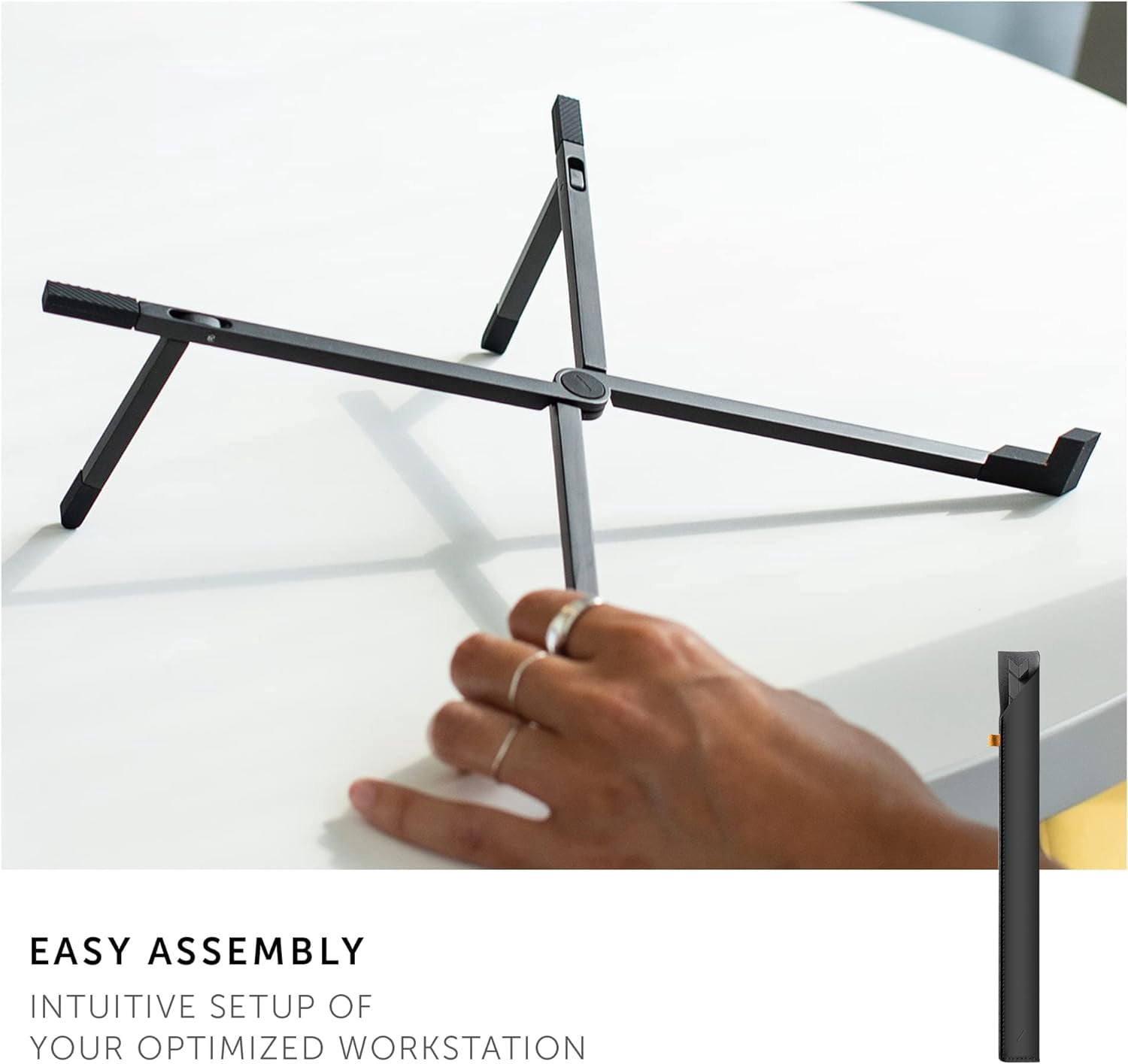 Native Union Fold Laptop Stand – Ultra-Slim Foldable & Portable Stand – for MacBooks & Tablets