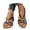 Black, variant on Women Sandals Flat Sandals Beach Shoes Printed Footwear Open Toe Woven Style Comfortable For Travel And Outdoor Outings ,Us Size:9