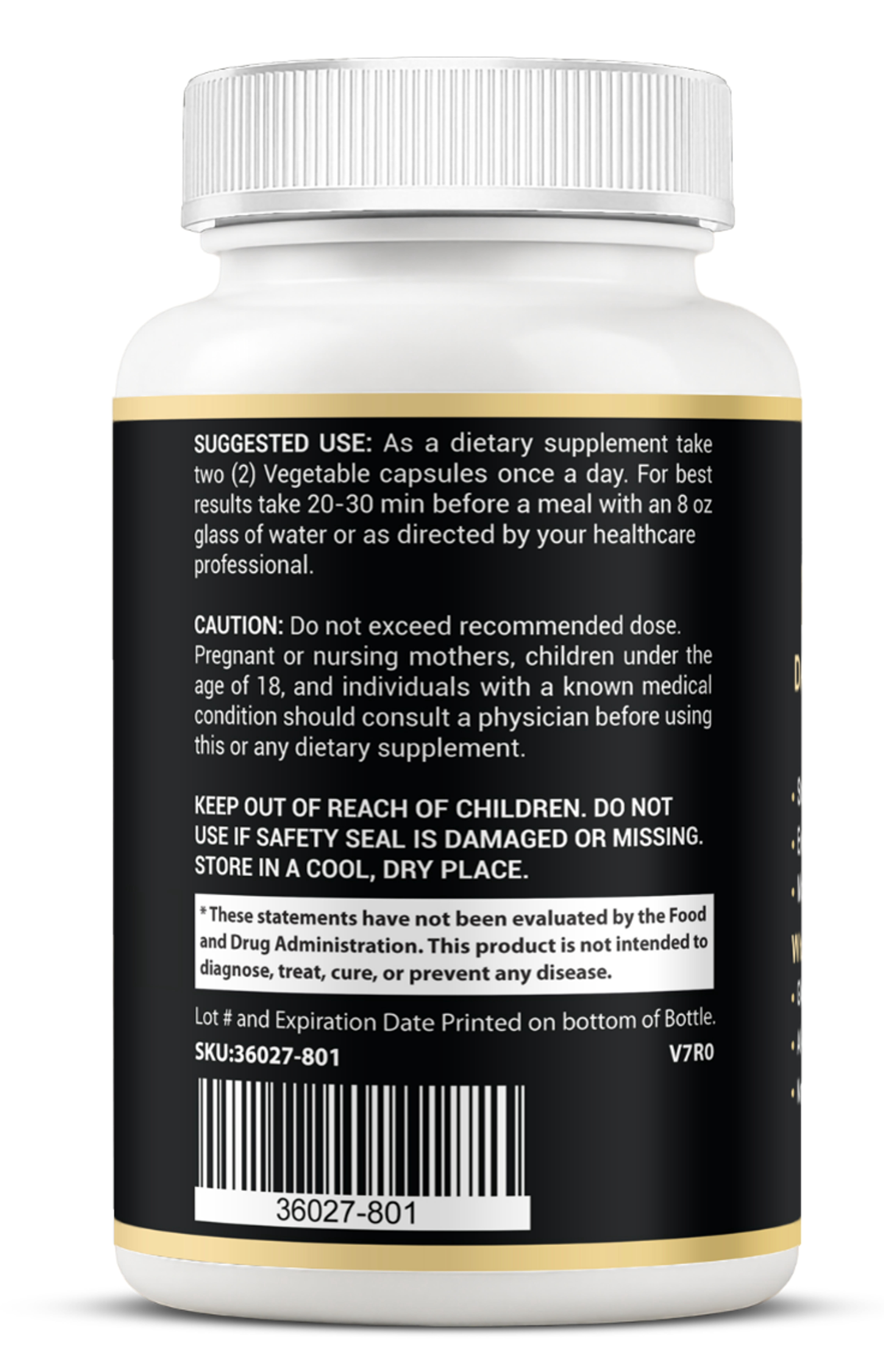 NatureDefend Stress Support Complex Supplement, B-Vitamins & St. John’s Wort, 60 Capsules, Veteran-Owned, USA Made