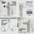 thumbnail image 6 of VIGO Ashford Single Handle Single-Hole Bathroom Faucet in Brushed Nickel, 6 of 12