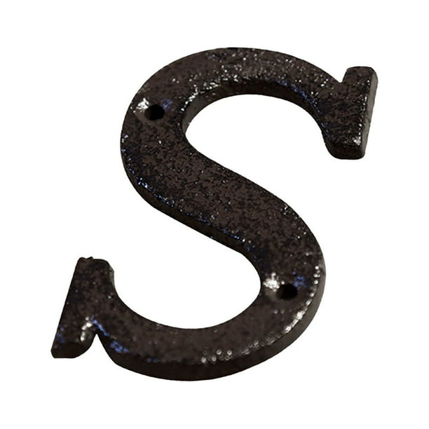 Creative Alloy Wrought Iron Number Letter Creative DIY House Letter