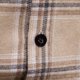 thumbnail image 4 of Camisas De Vestir Para Hombre Manga Corta Camisa de manga larga con cuello encapuchado para hombre, informal, de invierno y primavera, con estampado a cuadros, blusa (Khaki, M), 4 of 7