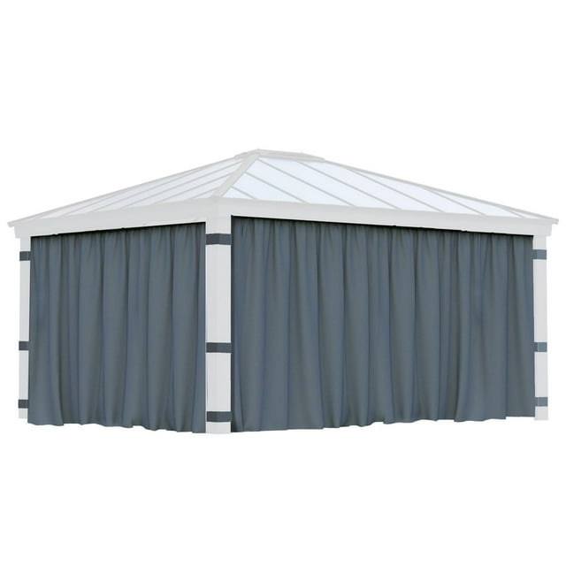 Ensemble de rideaux pour tonnelle Canopia by Palram Dallas 14 x 16