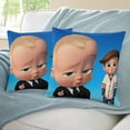 thumbnail image 3 of Bebé Jefe: Niño Blanco Fundas de almohada de terciopelo con tema, regalos de funda de almohada, decoración para el hogar, cojín de lanzar, regalo de cumpleaños para fans y parejas. 45cm x 45cm., 3 of 6