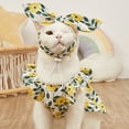 thumbnail image 4 of shenmeida Dog Dress Pet Skirt Doggie Apparel Puppy Flower Printed Dresses for Small Dogs Girl and Cats, 4 of 7