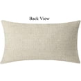 thumbnail image 4 of Spring Easter Color Eggs Lumbar Rectangle Throw Pillow Cover for Home Office Easter Eggs Watercolor Style Decorative Throw Pillow Case Cushion Cover Square Cotton Linen (Easter, 12"x20"), 4 of 4