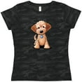 thumbnail image 3 of Inktastic Kiniart Mini Goldendoodle Women's T-Shirt, 3 of 5