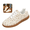 Yellow, variant on Willtoo Womens Floral Print Sneakers Casual Lace‑Up Retro Trainer Shoes Lightweight Fashion Flats for Daily Outings