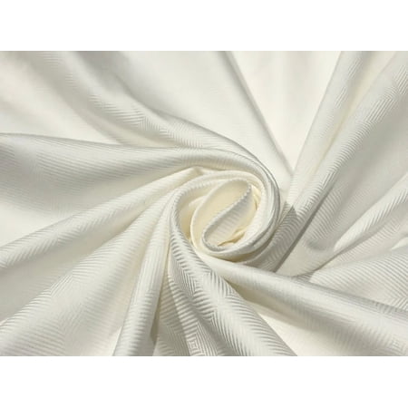Italian Supima cotton herringbone weave 58" wide available in white and powder blue