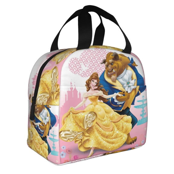 Beauty The Be-as Lunch Bag Insulated Lunch Box Reusable Cooler Cartoon Lunch Tote Bag Picnic Travel Office