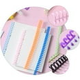 thumbnail image 4 of MasteelfCA 10pcs Notebook Binding Spines Spiral Notebook Coils Spirals Comb Bindings, 4 of 7