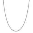 thumbnail image 1 of 925 Sterling Silver 2.75mm Cable Chain 24 Inch, 1 of 5