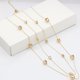 thumbnail image 4 of Collar largo de cristal versátil coreano Cadena de suéter de moda coreana Tendencia de joyería, 4 of 6