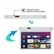 thumbnail image 3 of Smart TV SYLVOX Blanco Puro Rotación 360° y Visualización Abatible para Cocina y RV, 3 of 10
