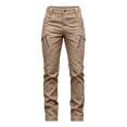 thumbnail image 7 of Women's Flex Stretch Cargo Work Pants Straight Leg Quick Dry Tactical Pants with Pockets Comfy for Outdoor & Hiking 4XL, 7 of 7