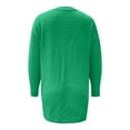 thumbnail image 5 of Sweaters for Women Trendy Knit Long Sleeve Cardigan Solid Color Fall Outerwear, 5 of 5