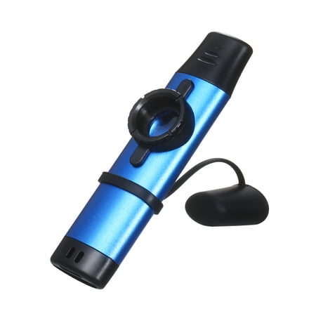 CACAGOO Aluminum Alloy Kazoo Woodwind Instrument Musical Instrument for Beginners Blue