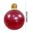 thumbnail image 3 of Taicans 19.6in Giant PVC Christmas Inflatable Ball Outdoor Christmas Decorations,Blow up Xmas Inflatables Ornaments PVC Christmas Ornaments for Tree Yards Lawns Porch Garden Front Doors Holiday Decor, 3 of 8