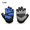 thumbnail image 3 of QualitChoice Cycling Mitten Hand Wraps Inner Gloves Shockproof Thicken Design Equipment Wear-resistance Non-slippery Hands Protector Gray Blue S, 3 of 6
