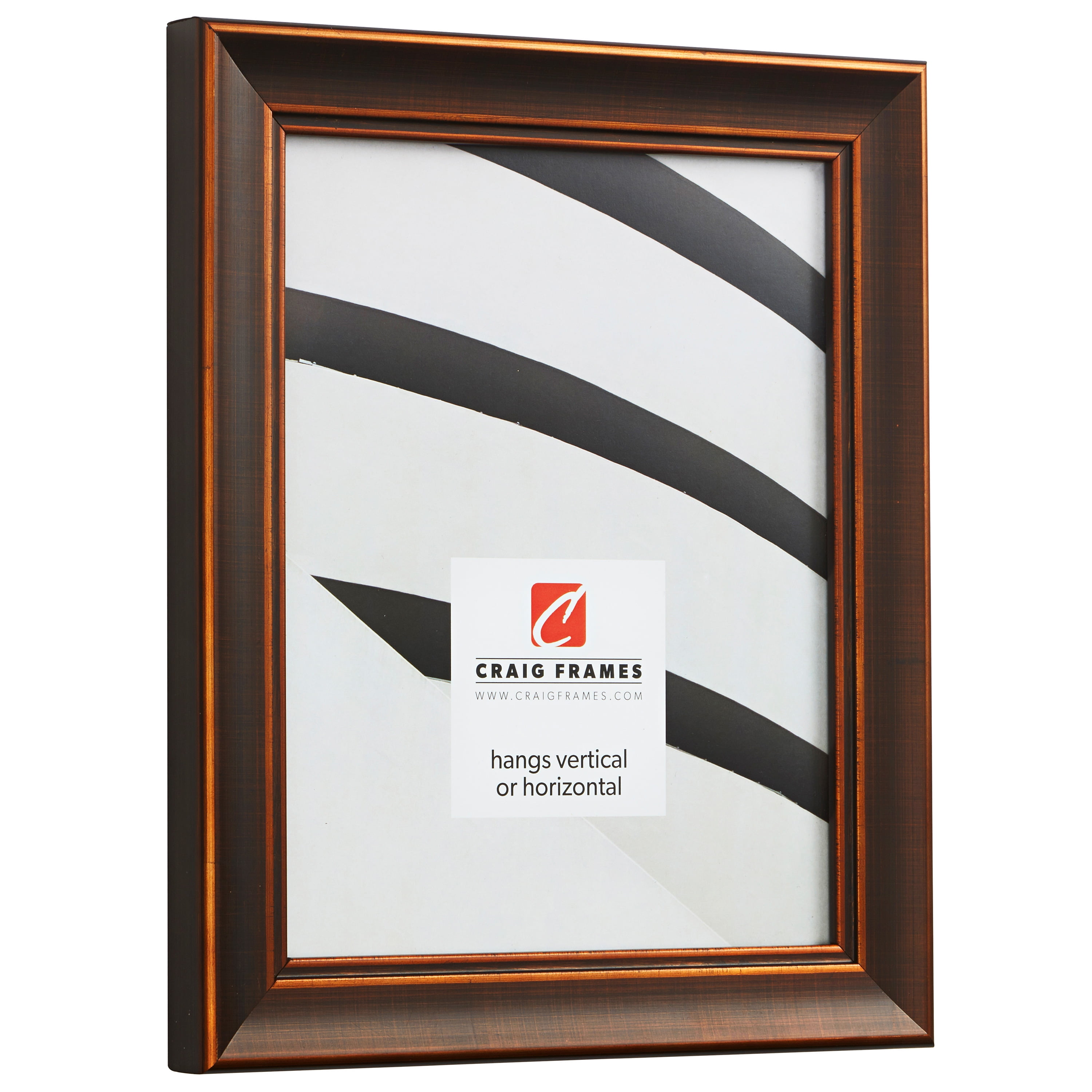 Craig Frames Metropolis 125, 18x24 inch Picture Frame, Antique Bronze