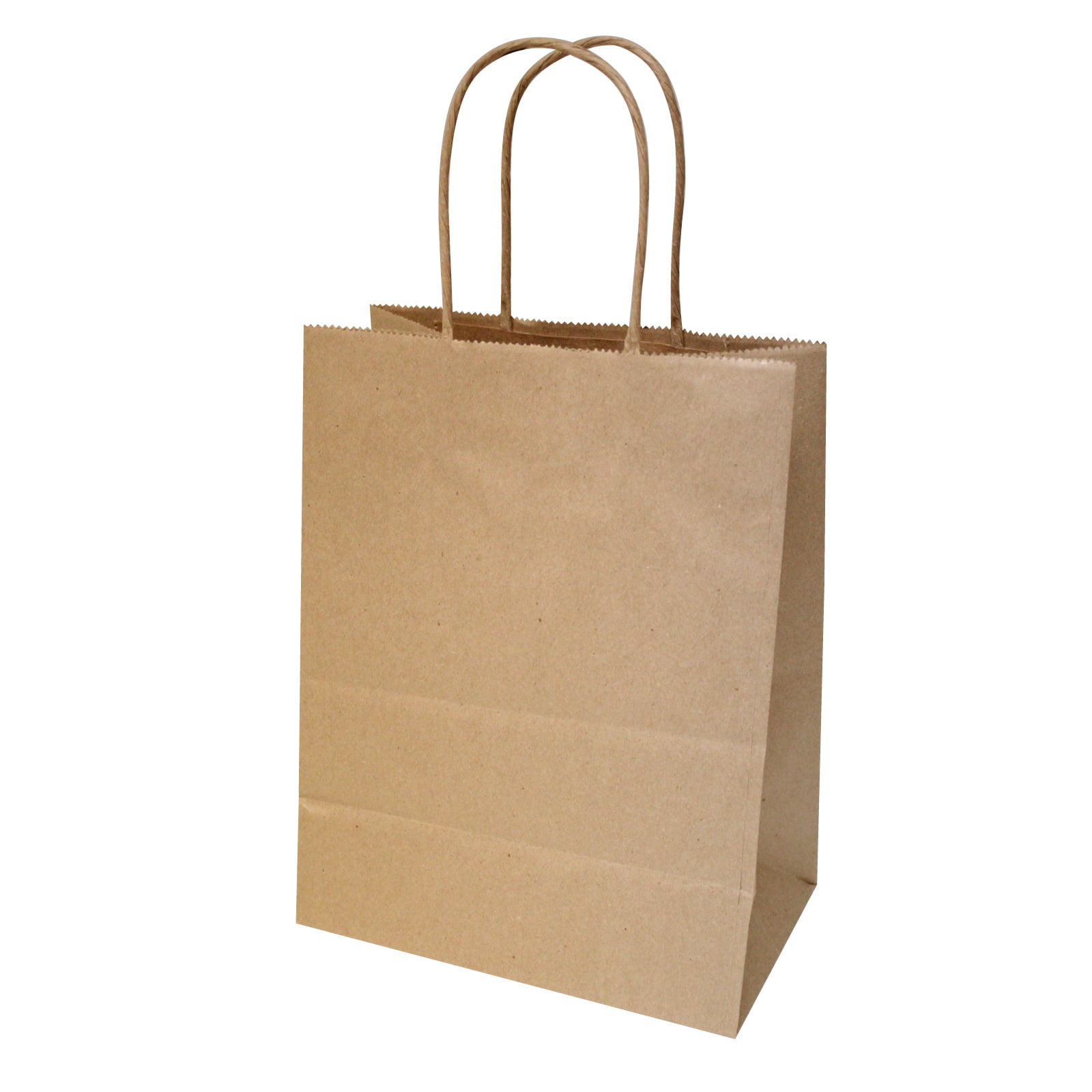 8" X4.75" X10" 50 Pcs Black Kraft Paper Bags Shopping Mechandise Party Party Sup 