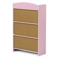 thumbnail image 6 of Furinno Lova Bookshelf with Storage Cabinet, Pink, 6 of 8