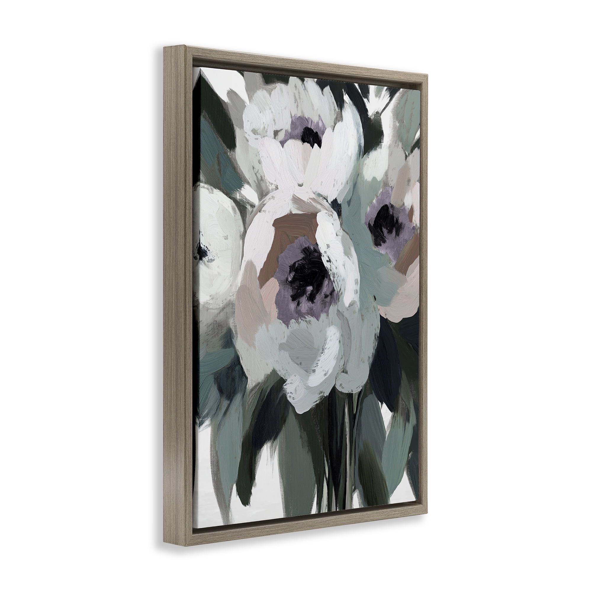 The Absence of Sorrow Brown Framed Floater Canvas Wall Art, design by Annabelle Hall