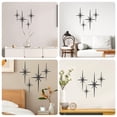 thumbnail image 4 of Mid-Century Modern Atomic Starburst Wall Decor, Set of 4 Metal Wall Pediments, Easy to Install, Elegant Wall Art for Home and Office, Independence Day Decoration, 4 of 10