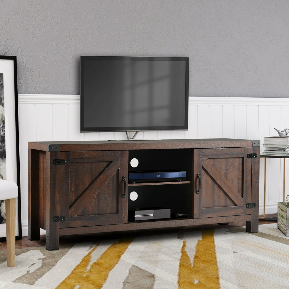 Clearance! Fireplace Farmhouse TV Stands for TVs up to 60