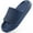 588 Dark Blue, variant on Ecetana Pillow Slippers for Women Non Slip Shower Slides Bathroom Sandals