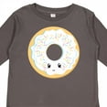thumbnail image 4 of Inktastic White Donut Boys or Girls Long Sleeve Toddler T-Shirt, 4 of 5