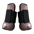 thumbnail image 3 of Botas Denteras Abiertas de Caballo Sunnimix Bota de Tendón de Caballo Marrón XL, 3 of 8